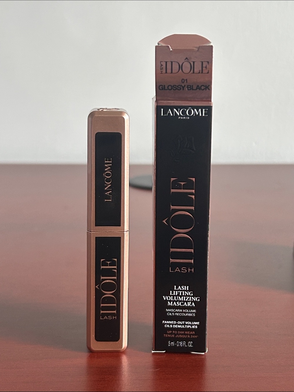 5ml Lancôme Idôle Lash Volumizing Mascara - Glossy Black
